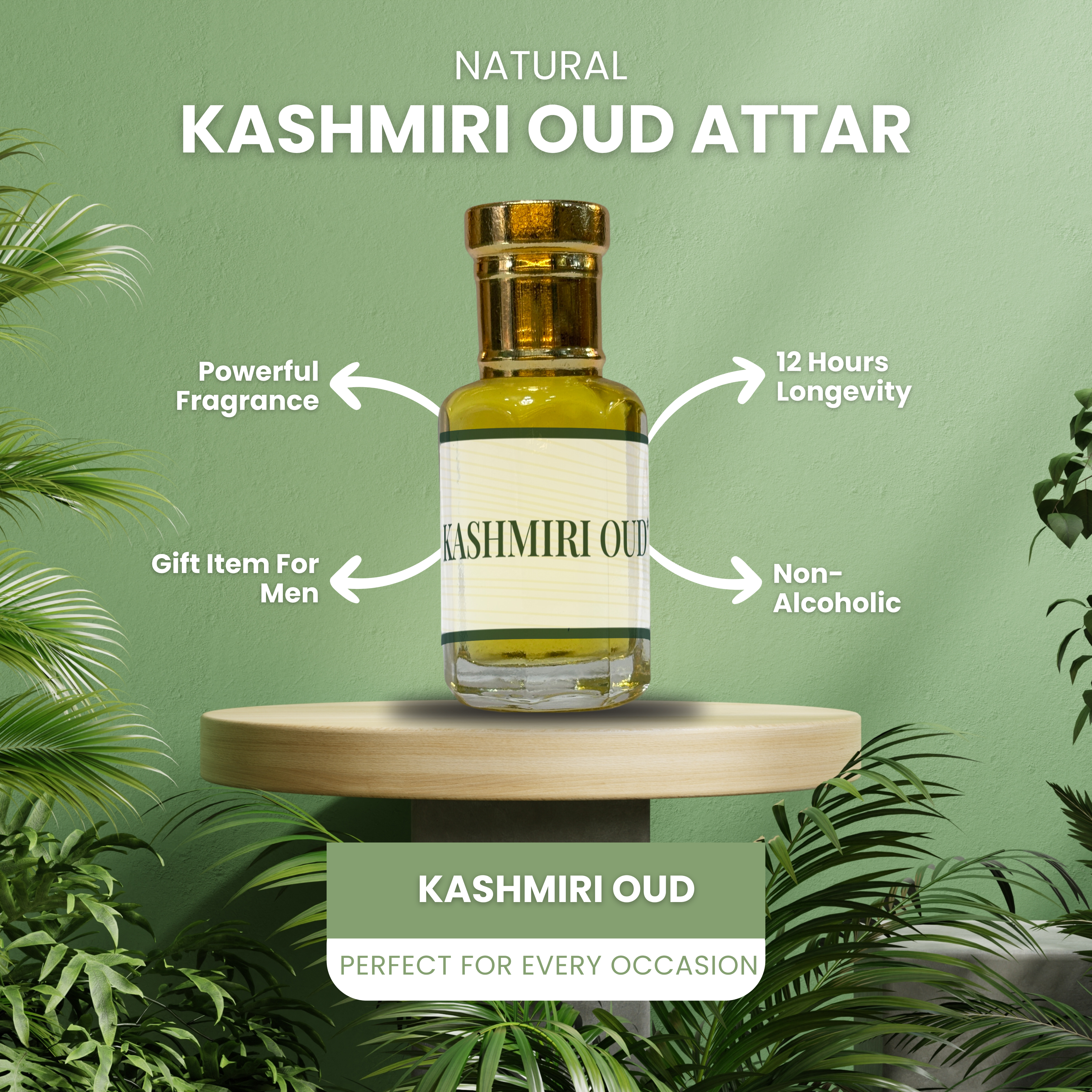 KASHMIRI OUD ATTAR BY FIZA PERFUMES